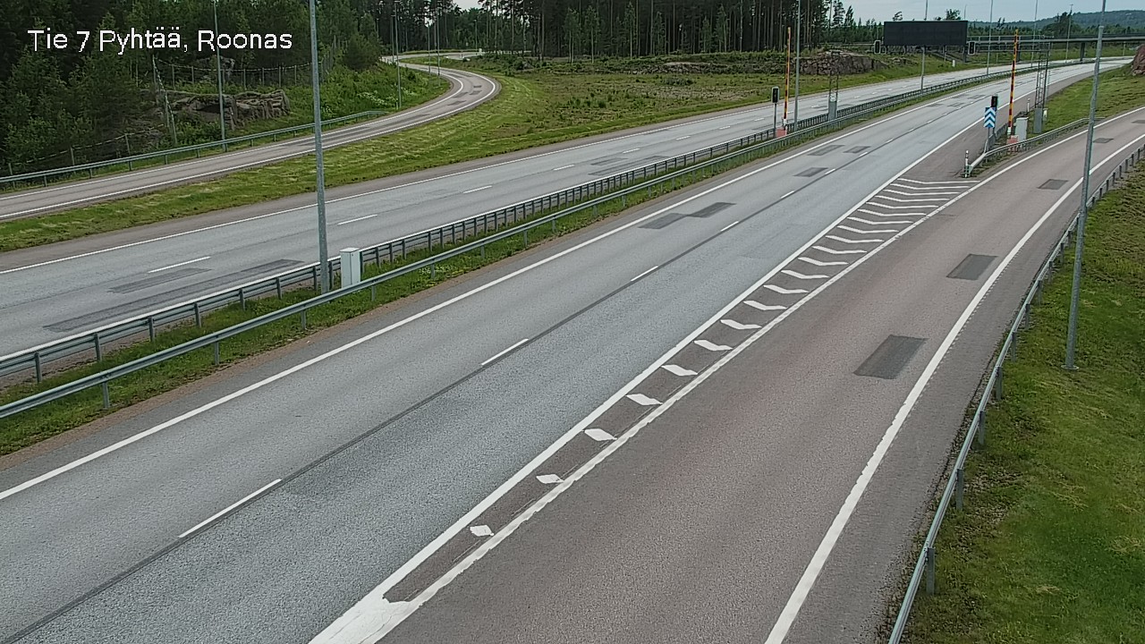 Weather Camera Image Väg 7 Pyttis, Rånäs, Pyhtää, Kymenlaakso