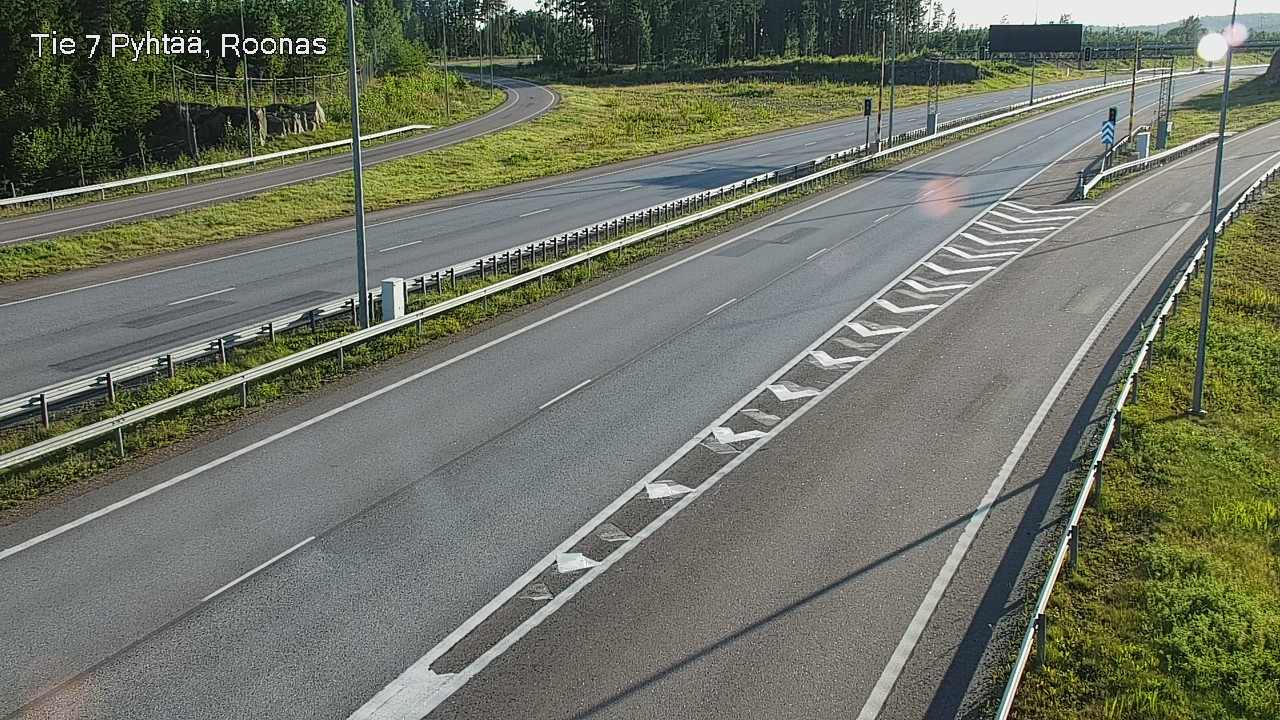 Kelikamerat Kuva Tie 7 Pyhtää, Roonas, Pyhtää, Kymenlaakso