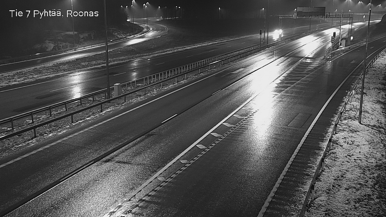 Weather Camera Image Väg 7 Pyttis, Rånäs, Pyhtää, Kymenlaakso