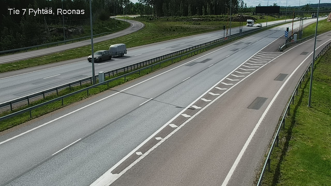 Weather Camera Image Väg 7 Pyttis, Rånäs, Pyhtää, Kymenlaakso