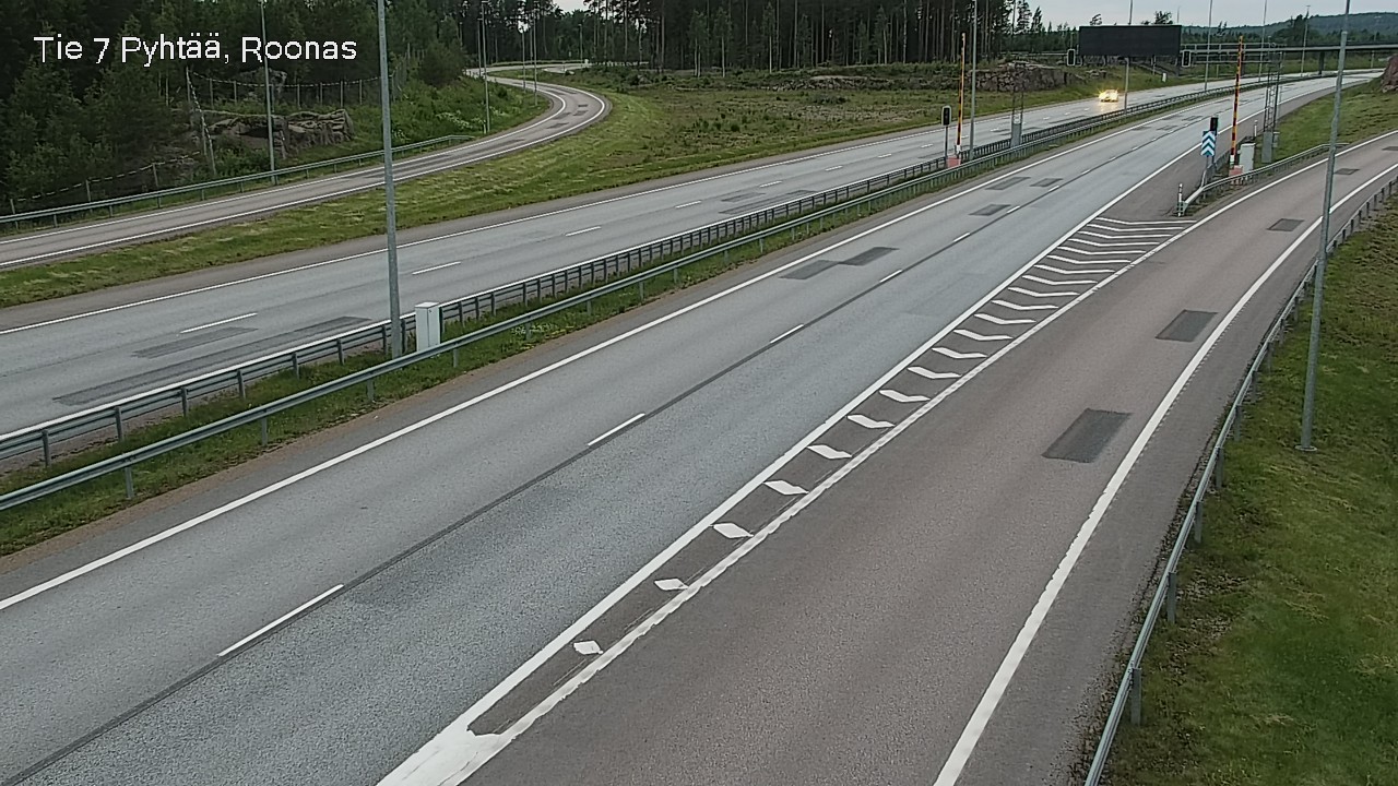 Weather Camera Image Väg 7 Pyttis, Rånäs, Pyhtää, Kymenlaakso