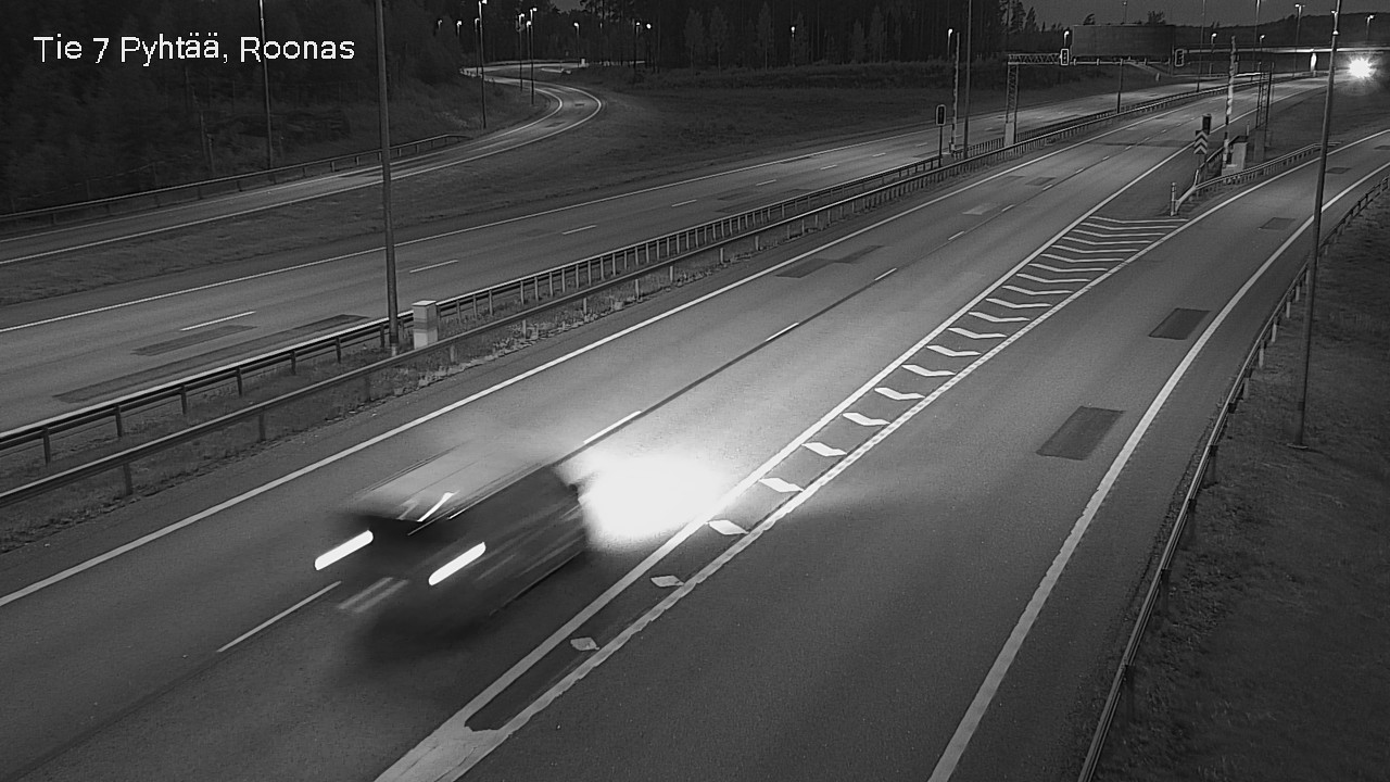 Weather Camera Image Väg 7 Pyttis, Rånäs, Pyhtää, Kymenlaakso