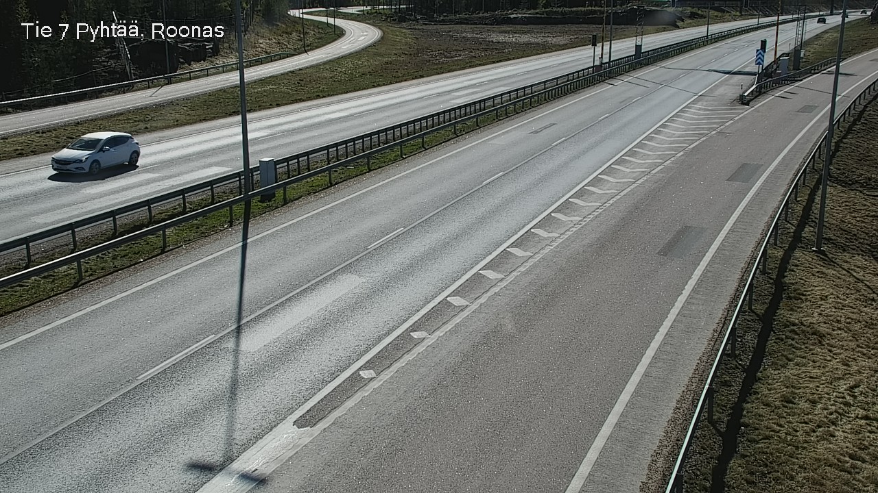 Weather Camera Image Väg 7 Pyttis, Rånäs, Pyhtää, Kymenlaakso