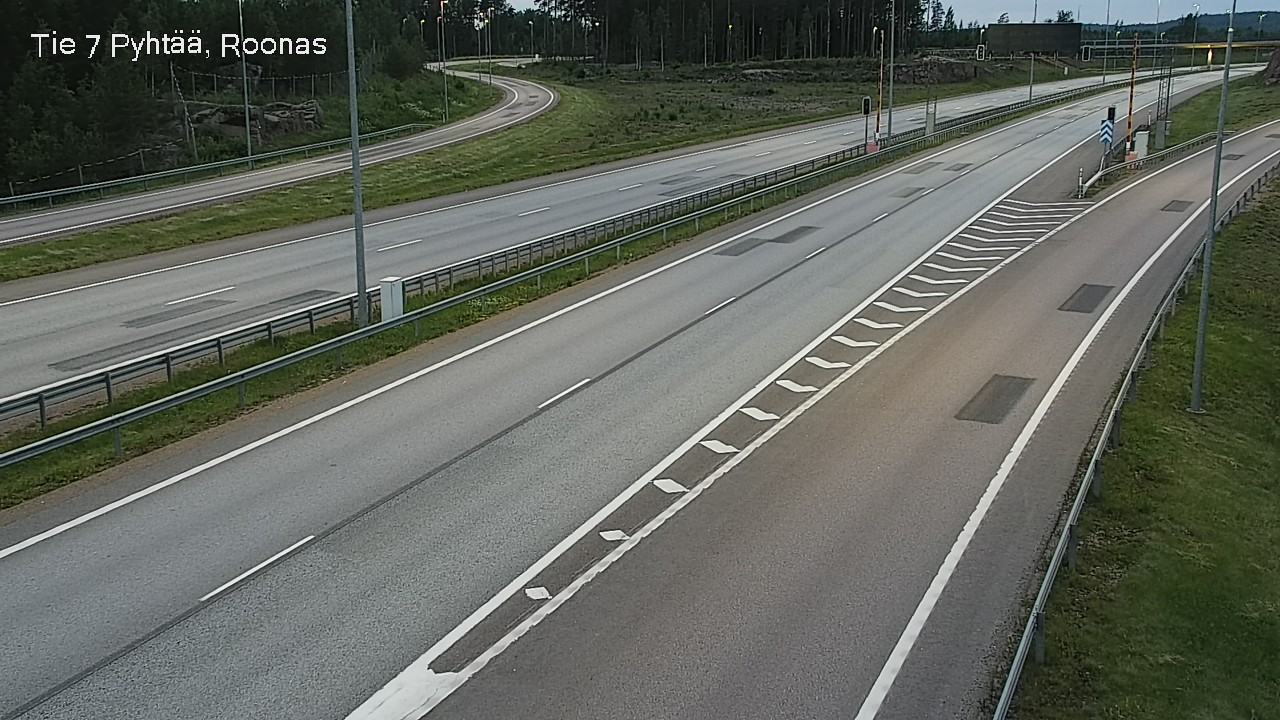 Weather Camera Image Väg 7 Pyttis, Rånäs, Pyhtää, Kymenlaakso