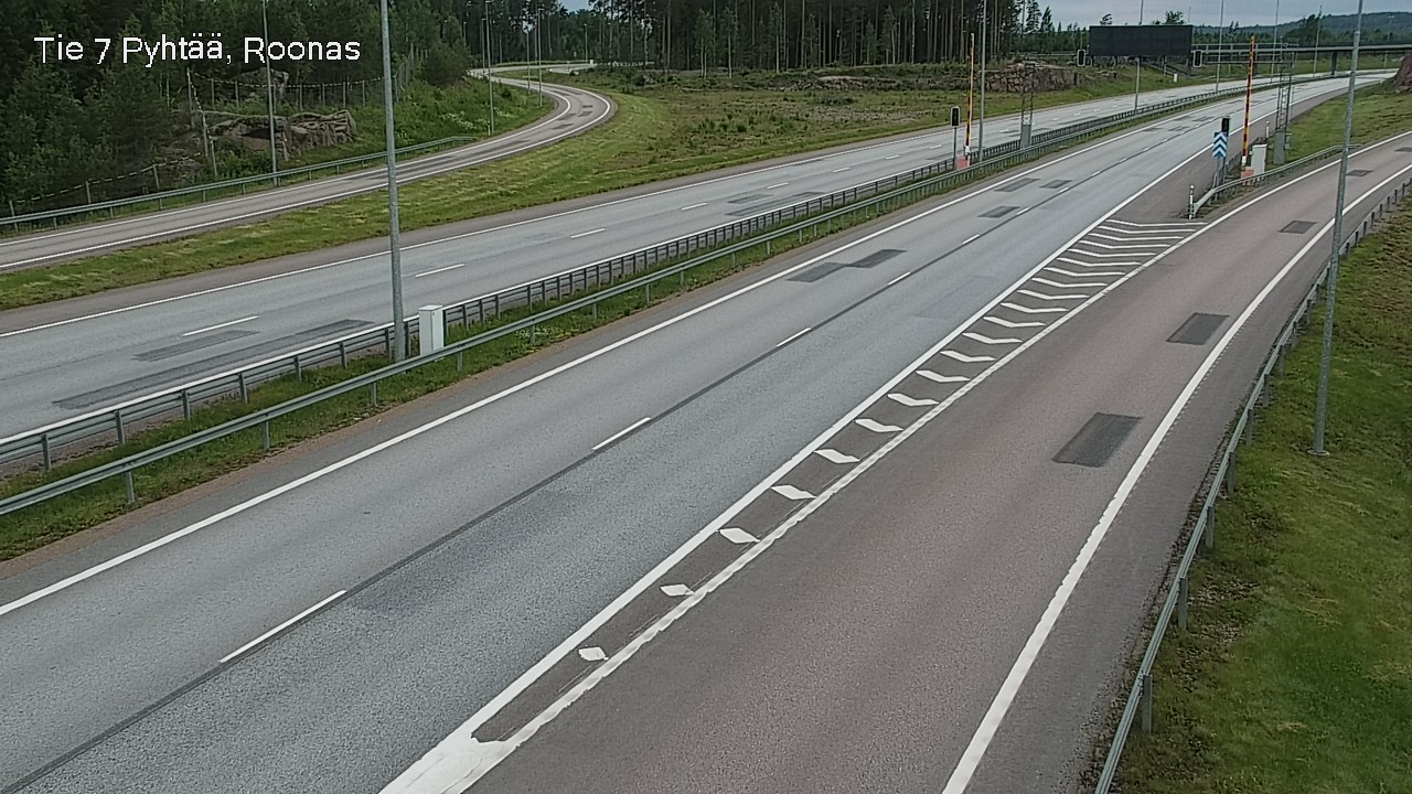 Weather Camera Image Väg 7 Pyttis, Rånäs, Pyhtää, Kymenlaakso