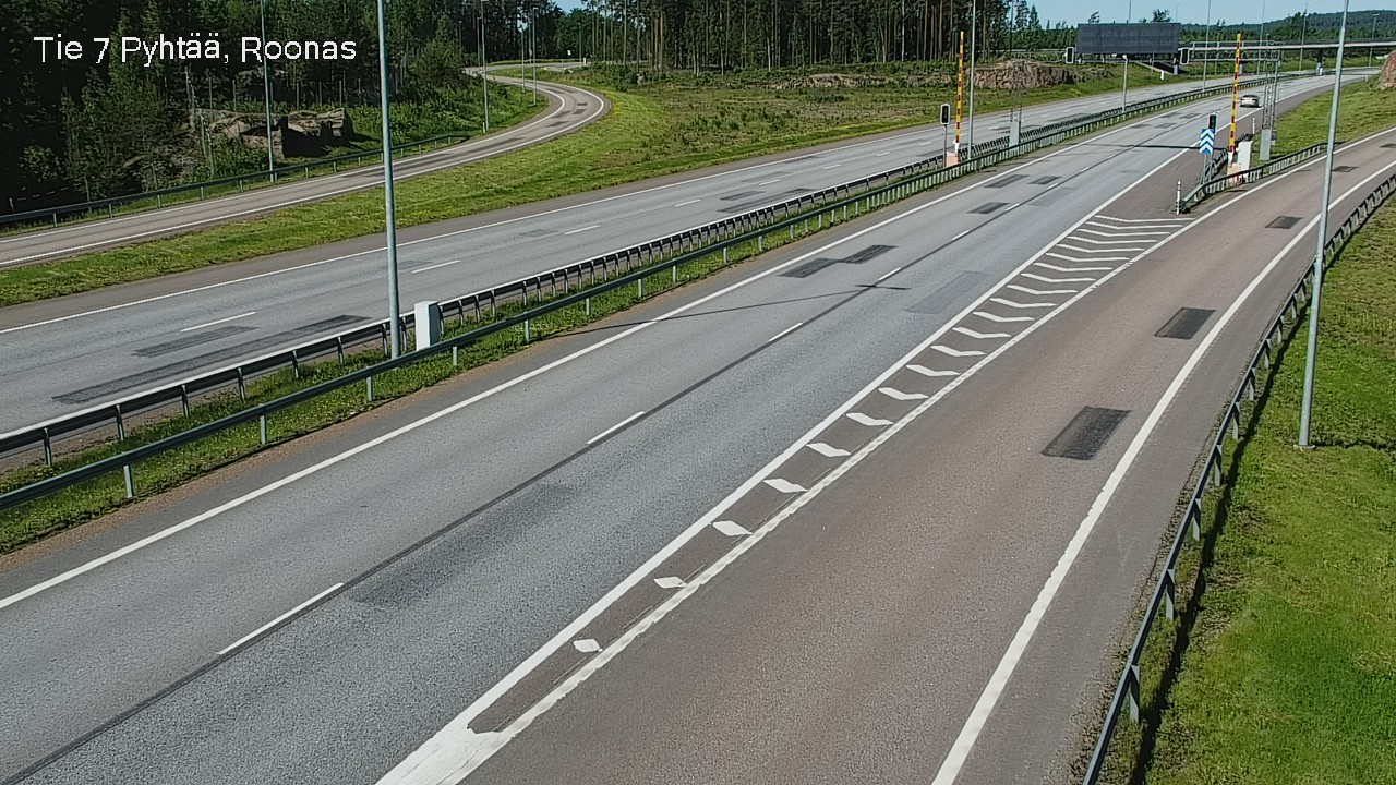 Weather Camera Image Väg 7 Pyttis, Rånäs, Pyhtää, Kymenlaakso