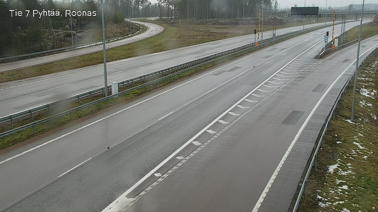Weather Camera Image Väg 7 Pyttis, Rånäs, Pyhtää, Kymenlaakso