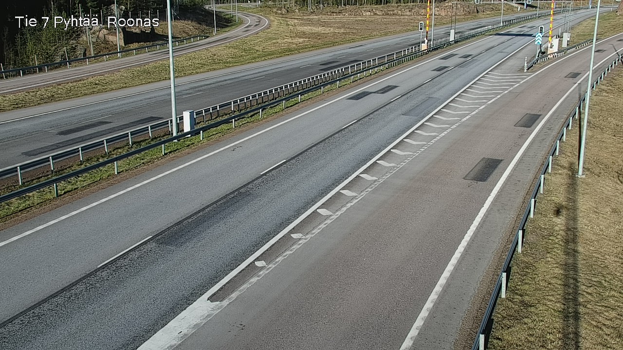 Weather Camera Image Väg 7 Pyttis, Rånäs, Pyhtää, Kymenlaakso