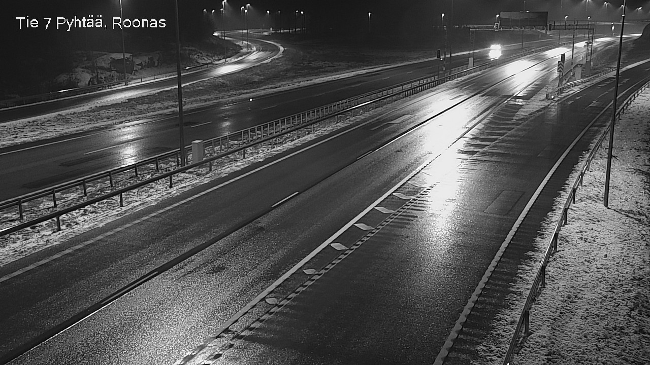 Weather Camera Image Väg 7 Pyttis, Rånäs, Pyhtää, Kymenlaakso