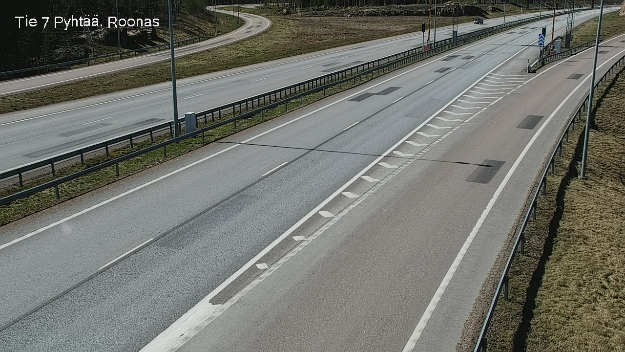Weather Camera Image Väg 7 Pyttis, Rånäs, Pyhtää, Kymenlaakso