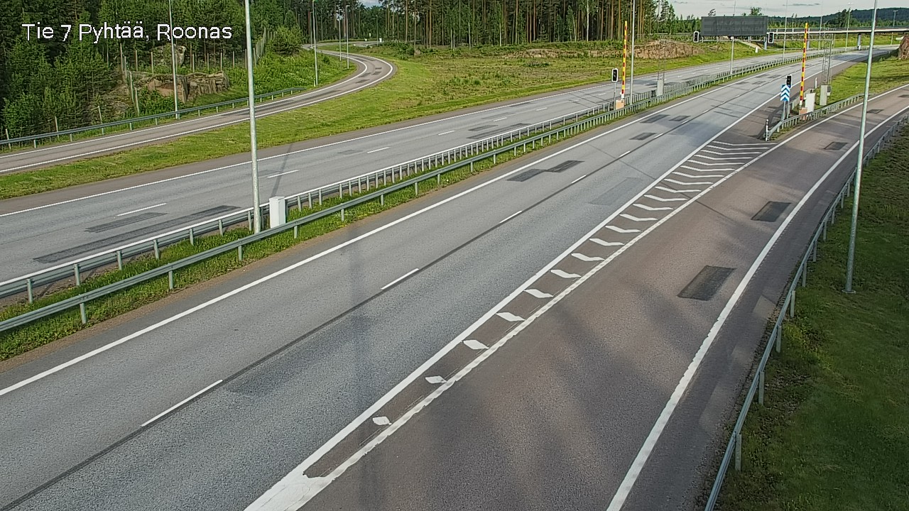Weather Camera Image Väg 7 Pyttis, Rånäs, Pyhtää, Kymenlaakso