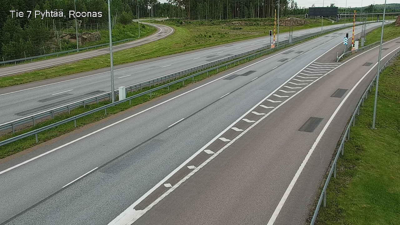 Weather Camera Image Väg 7 Pyttis, Rånäs, Pyhtää, Kymenlaakso