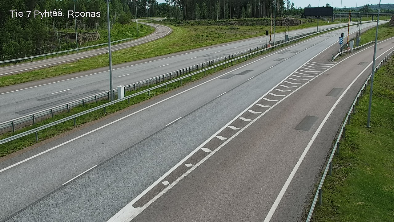 Weather Camera Image Väg 7 Pyttis, Rånäs, Pyhtää, Kymenlaakso