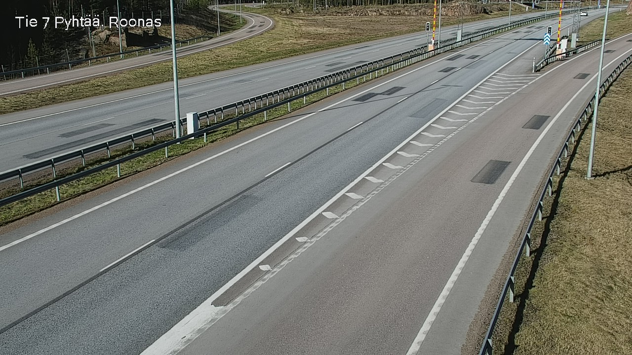 Weather Camera Image Väg 7 Pyttis, Rånäs, Pyhtää, Kymenlaakso