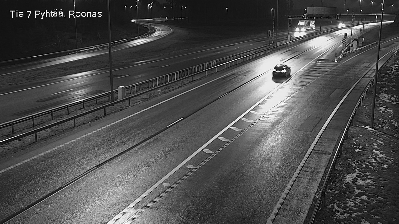 Weather Camera Image Väg 7 Pyttis, Rånäs, Pyhtää, Kymenlaakso