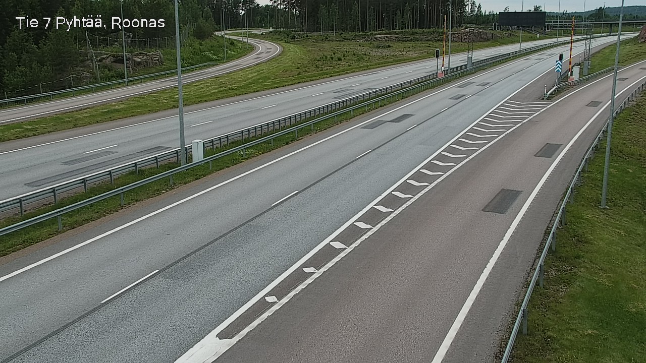 Weather Camera Image Väg 7 Pyttis, Rånäs, Pyhtää, Kymenlaakso