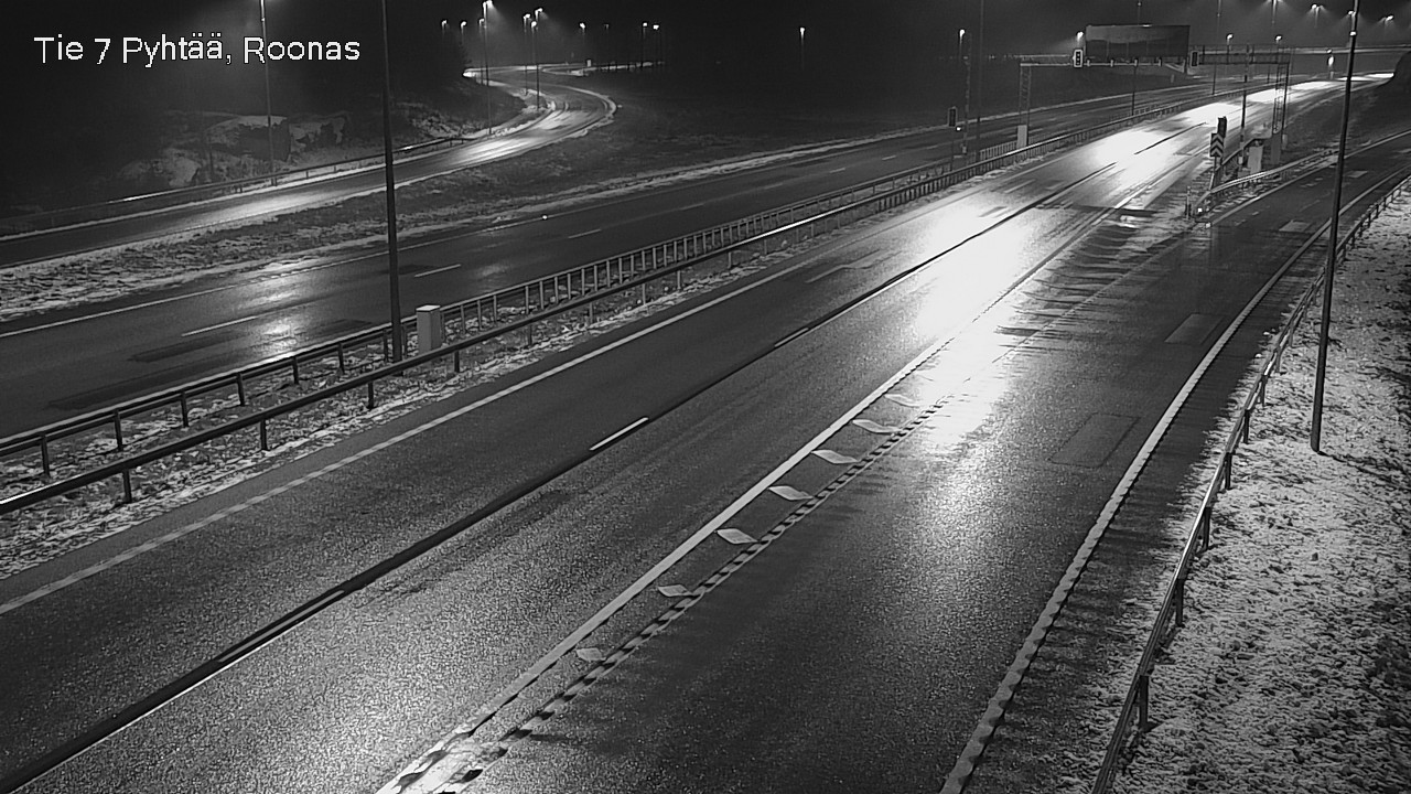 Weather Camera Image Väg 7 Pyttis, Rånäs, Pyhtää, Kymenlaakso