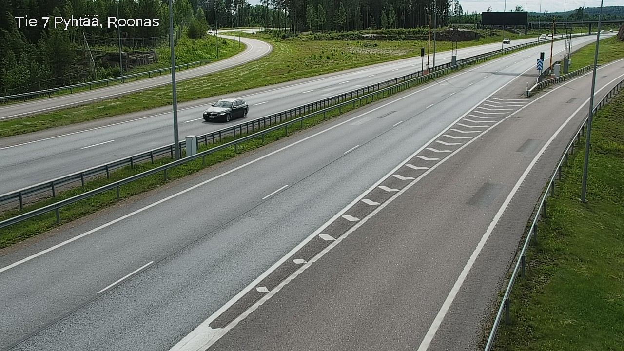 Weather Camera Image Väg 7 Pyttis, Rånäs, Pyhtää, Kymenlaakso