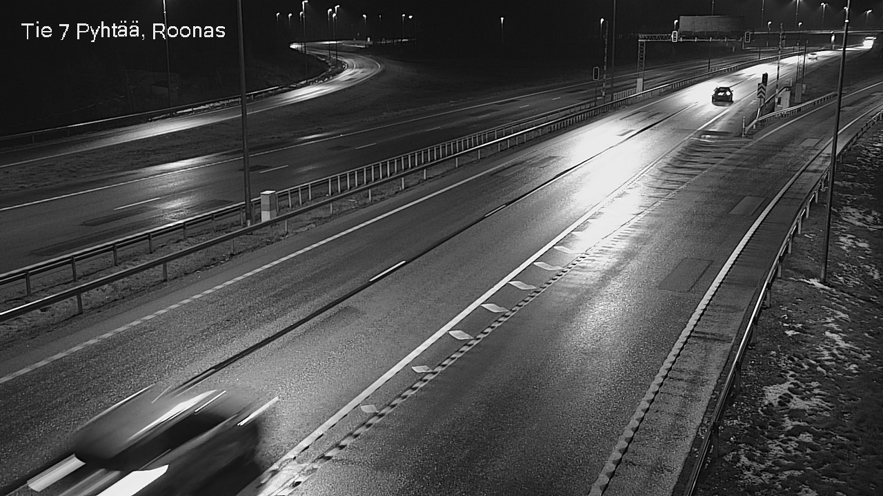 Weather Camera Image Väg 7 Pyttis, Rånäs, Pyhtää, Kymenlaakso