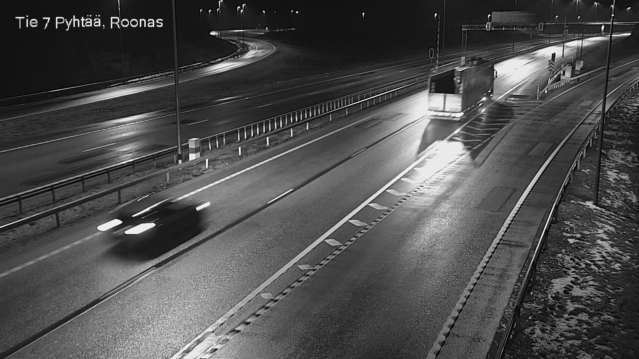 Weather Camera Image Väg 7 Pyttis, Rånäs, Pyhtää, Kymenlaakso