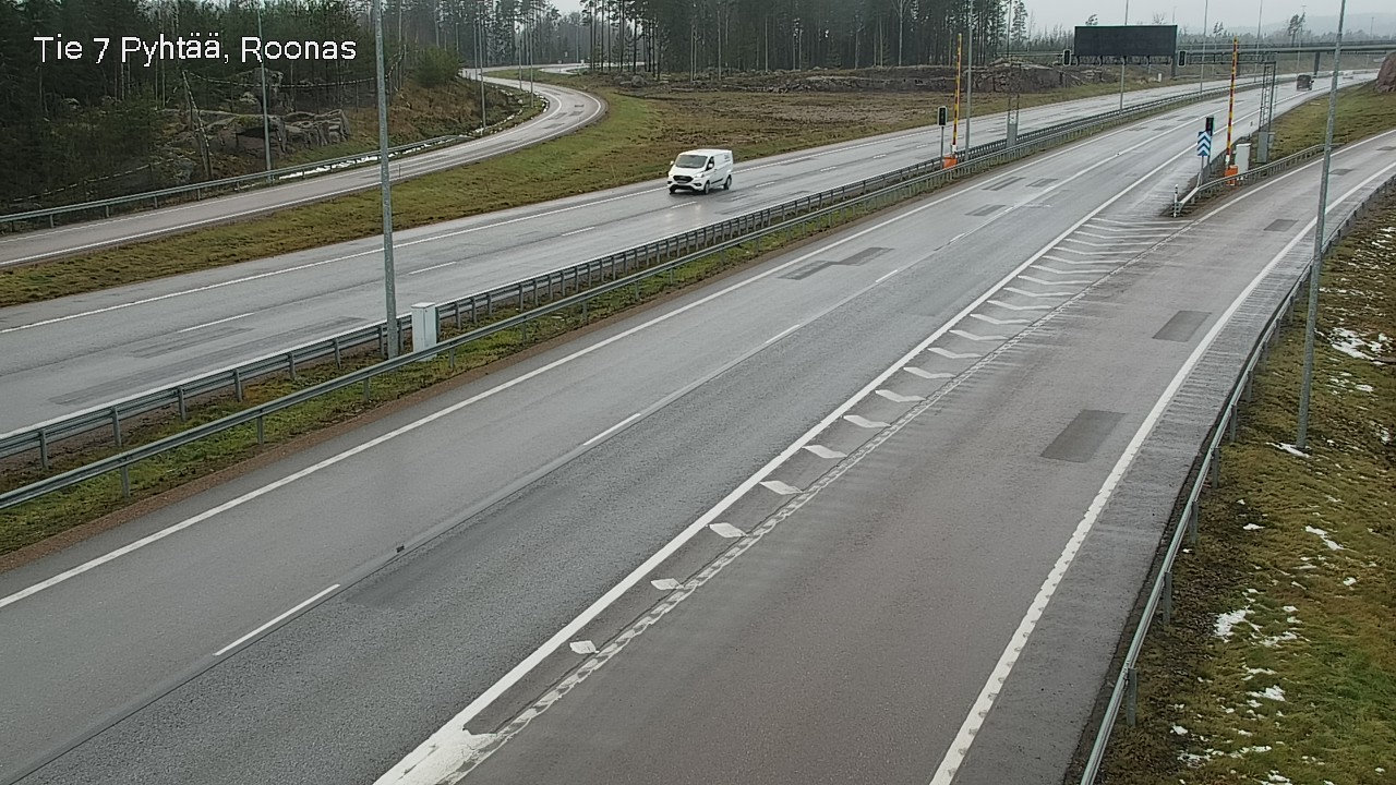 Weather Camera Image Väg 7 Pyttis, Rånäs, Pyhtää, Kymenlaakso