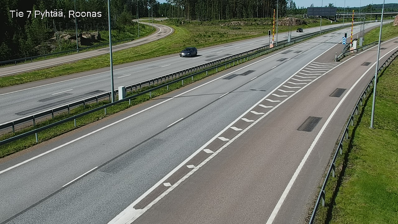 Weather Camera Image Väg 7 Pyttis, Rånäs, Pyhtää, Kymenlaakso