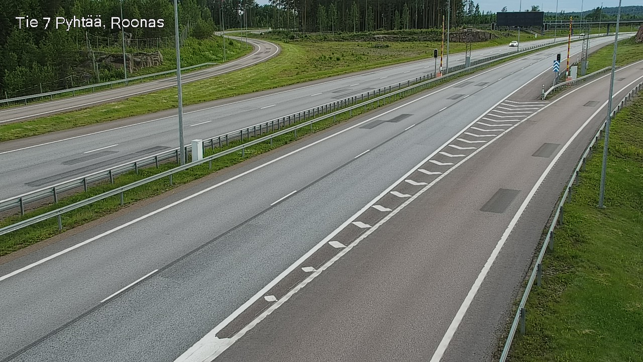 Weather Camera Image Väg 7 Pyttis, Rånäs, Pyhtää, Kymenlaakso