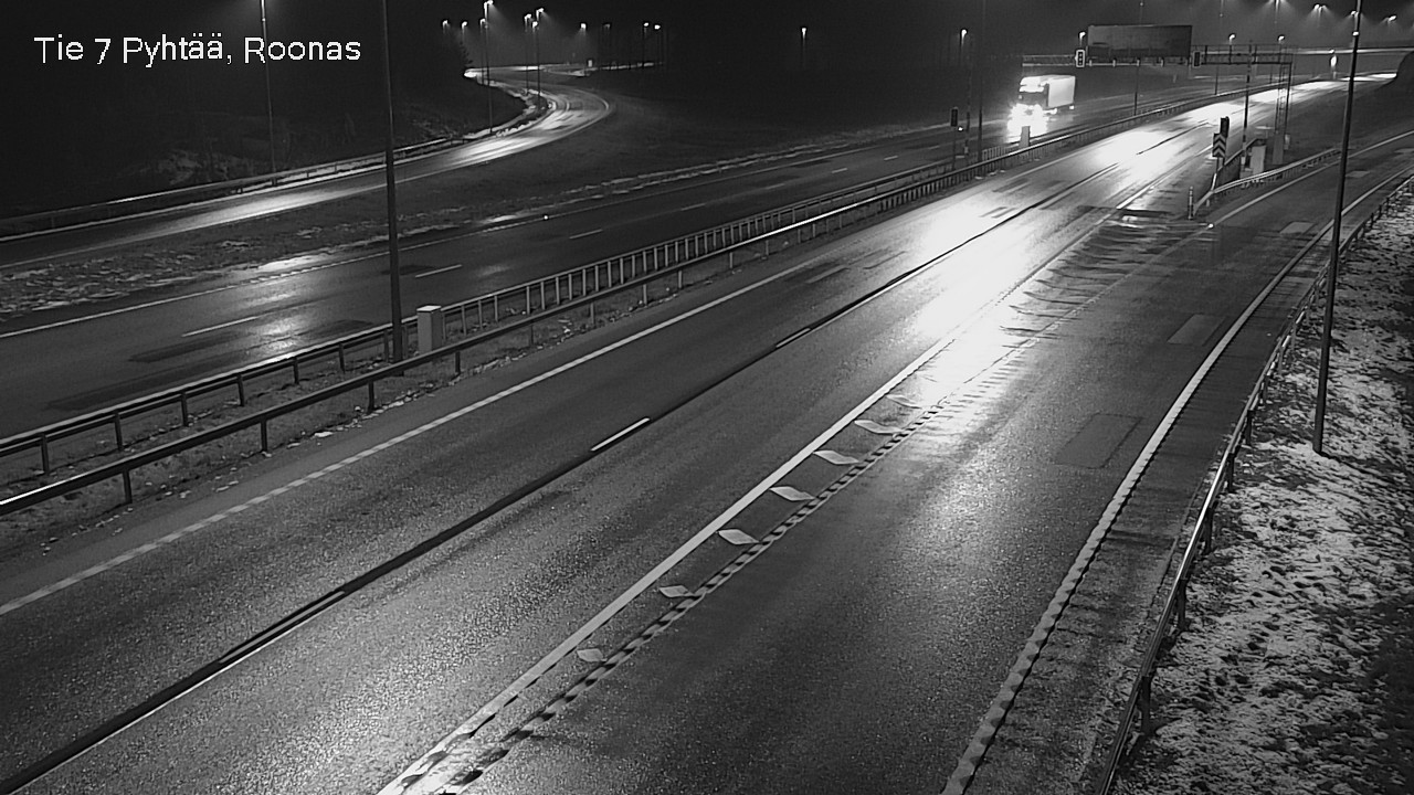 Weather Camera Image Väg 7 Pyttis, Rånäs, Pyhtää, Kymenlaakso