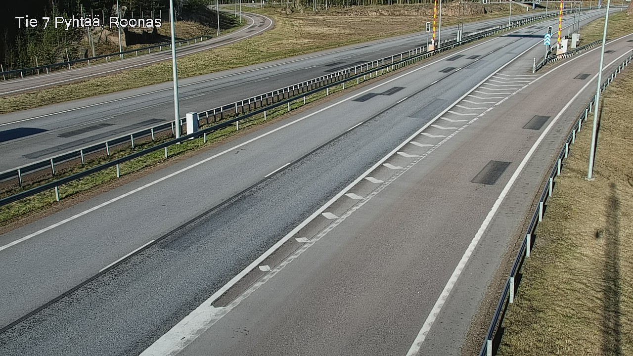 Weather Camera Image Väg 7 Pyttis, Rånäs, Pyhtää, Kymenlaakso