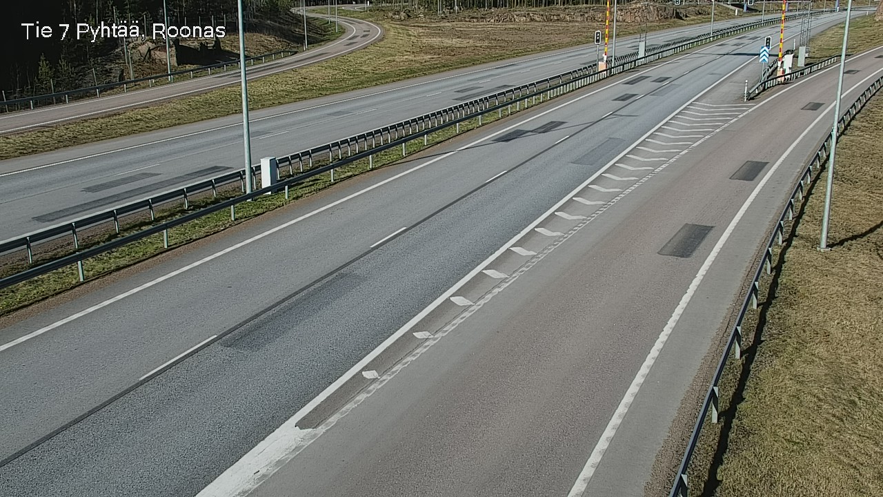 Weather Camera Image Väg 7 Pyttis, Rånäs, Pyhtää, Kymenlaakso