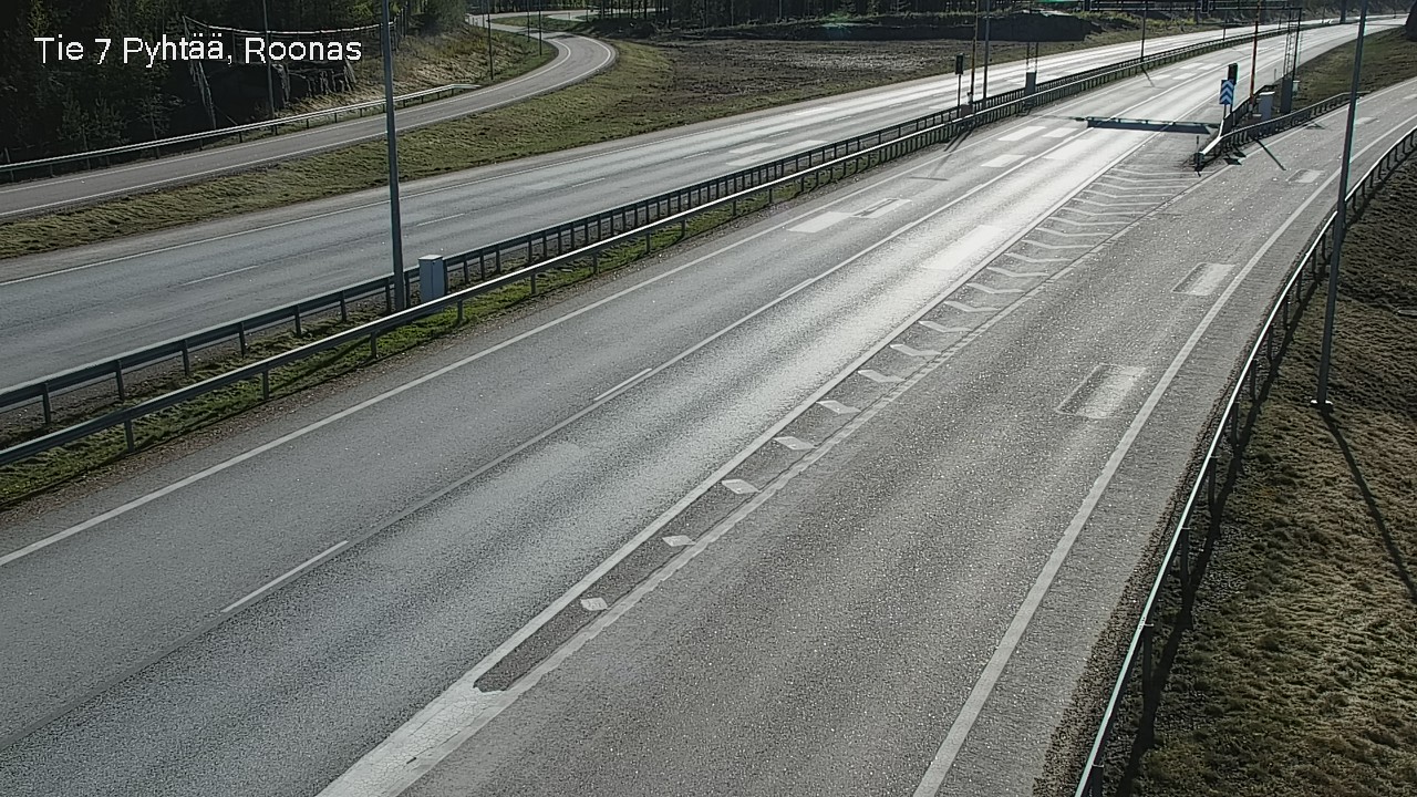 Weather Camera Image Väg 7 Pyttis, Rånäs, Pyhtää, Kymenlaakso