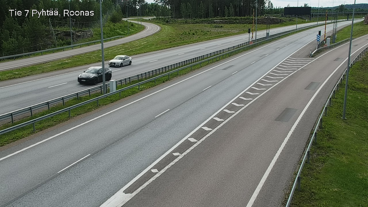 Weather Camera Image Väg 7 Pyttis, Rånäs, Pyhtää, Kymenlaakso