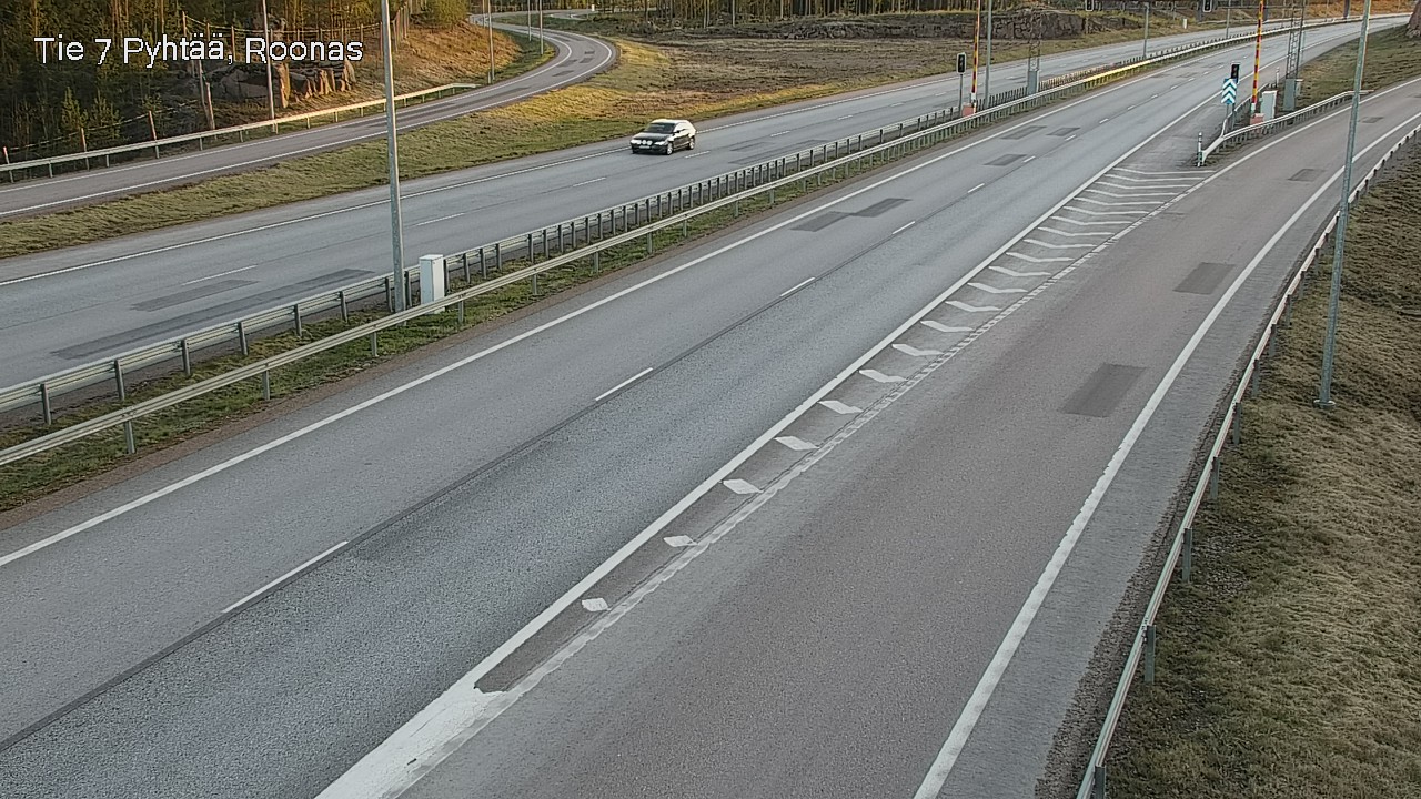 Weather Camera Image Väg 7 Pyttis, Rånäs, Pyhtää, Kymenlaakso