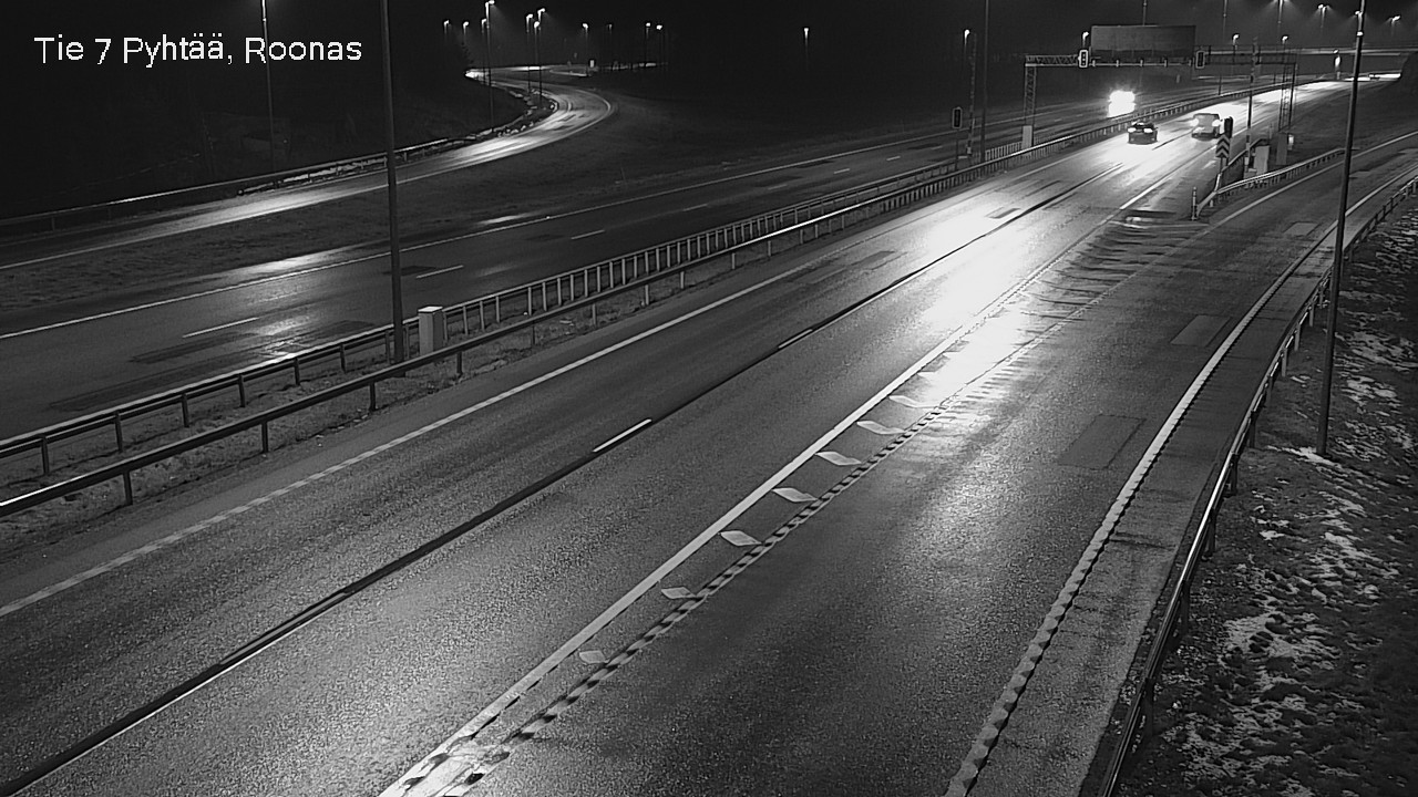 Weather Camera Image Väg 7 Pyttis, Rånäs, Pyhtää, Kymenlaakso