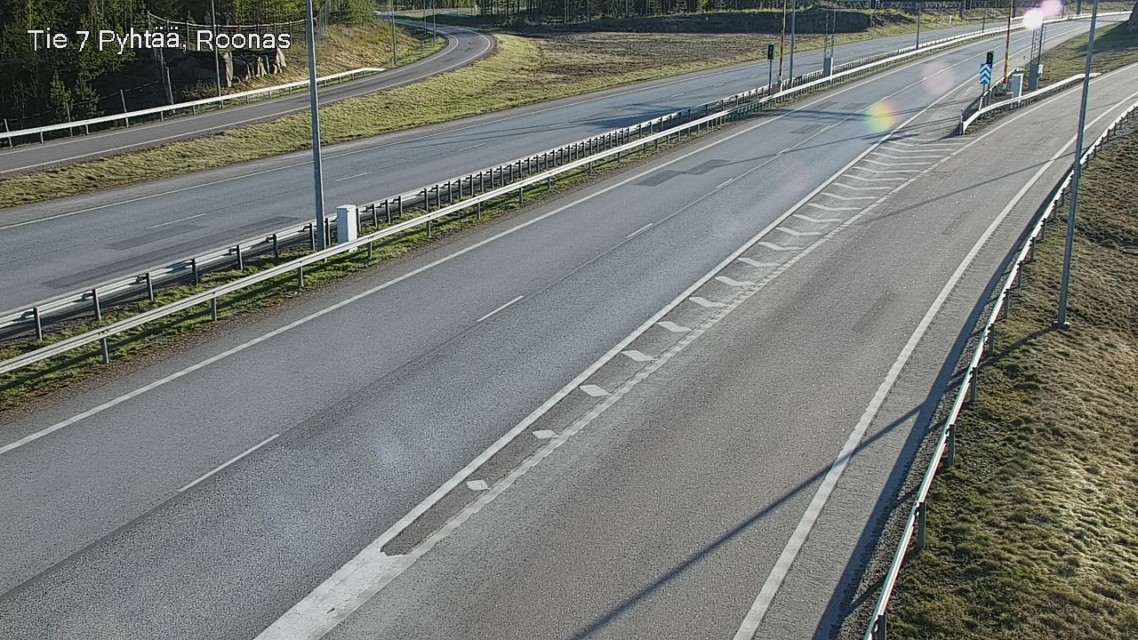 Weather Camera Image Väg 7 Pyttis, Rånäs, Pyhtää, Kymenlaakso