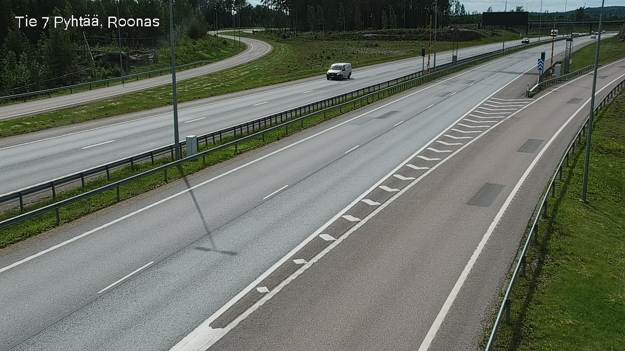 Weather Camera Image Väg 7 Pyttis, Rånäs, Pyhtää, Kymenlaakso