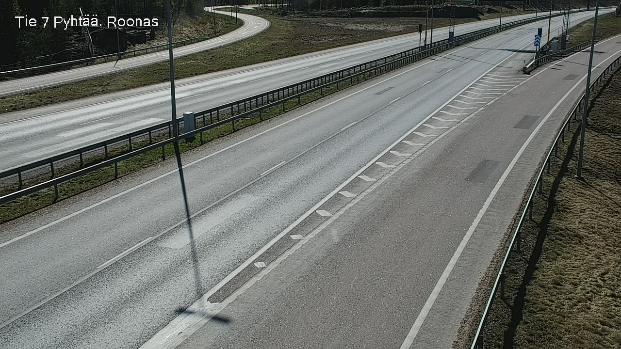 Weather Camera Image Väg 7 Pyttis, Rånäs, Pyhtää, Kymenlaakso
