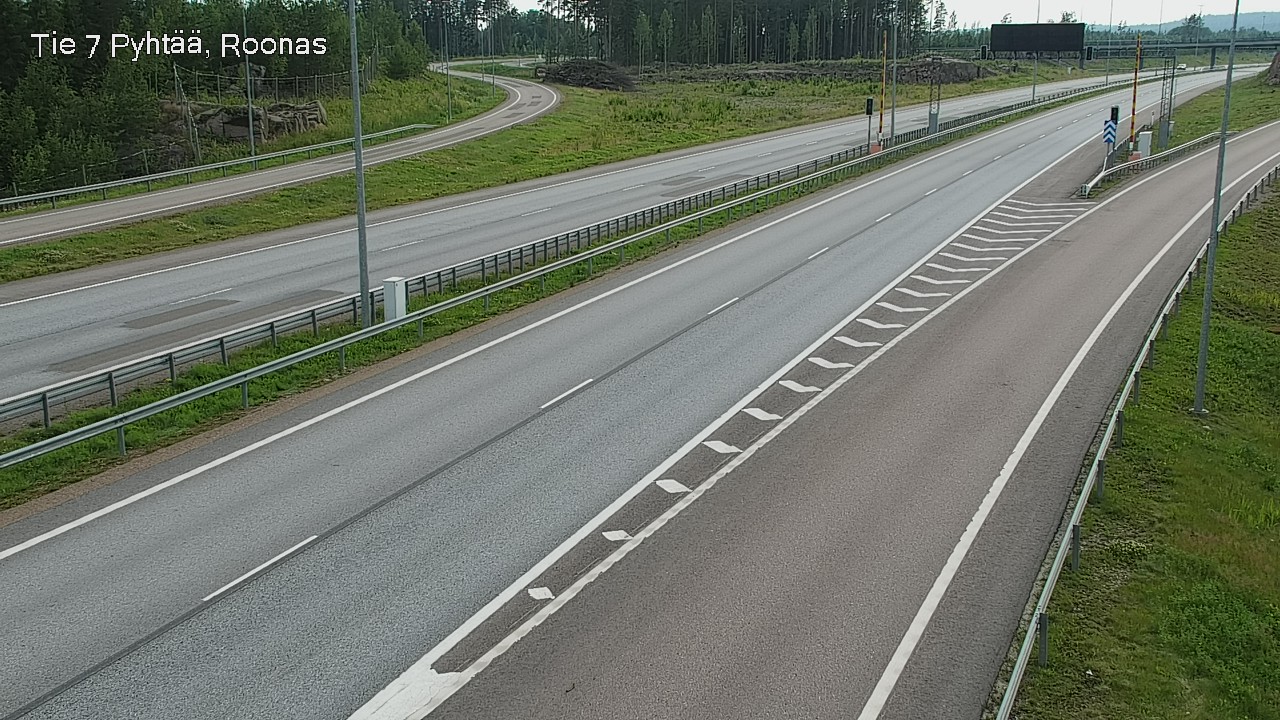 Weather Camera Image Road 7 Pyhtää, Roonas, Pyhtää, Kymenlaakso