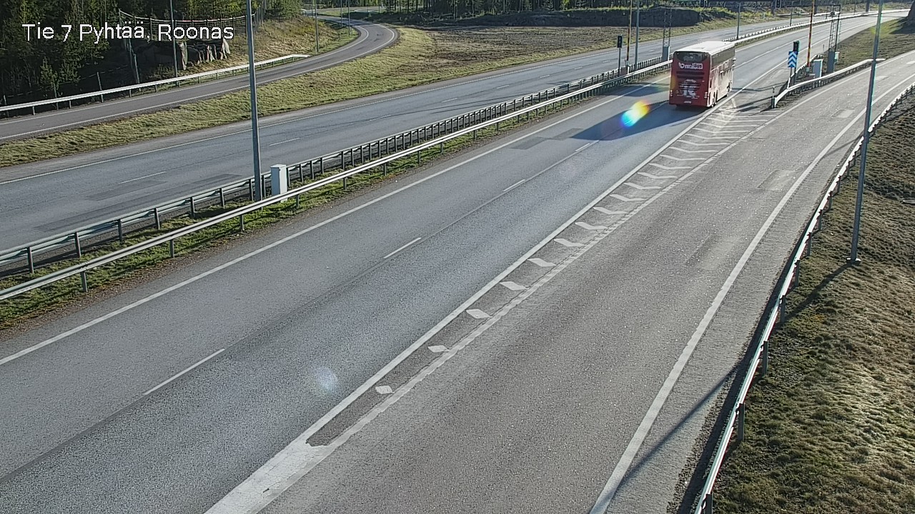 Weather Camera Image Väg 7 Pyttis, Rånäs, Pyhtää, Kymenlaakso