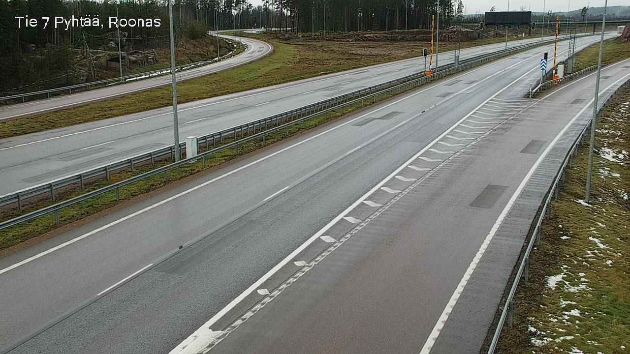 Weather Camera Image Väg 7 Pyttis, Rånäs, Pyhtää, Kymenlaakso