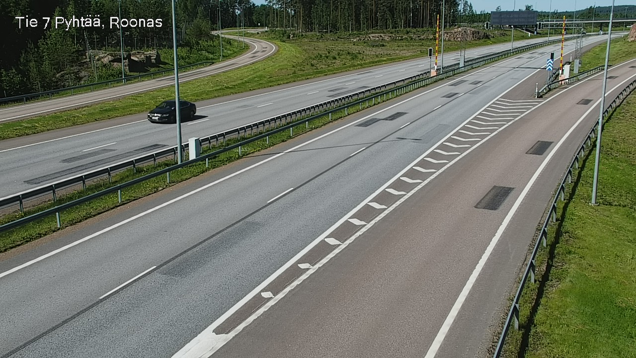 Weather Camera Image Väg 7 Pyttis, Rånäs, Pyhtää, Kymenlaakso