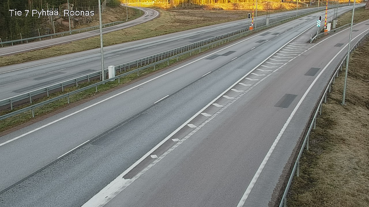 Weather Camera Image Väg 7 Pyttis, Rånäs, Pyhtää, Kymenlaakso