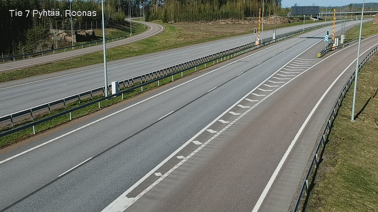 Weather Camera Image Väg 7 Pyttis, Rånäs, Pyhtää, Kymenlaakso