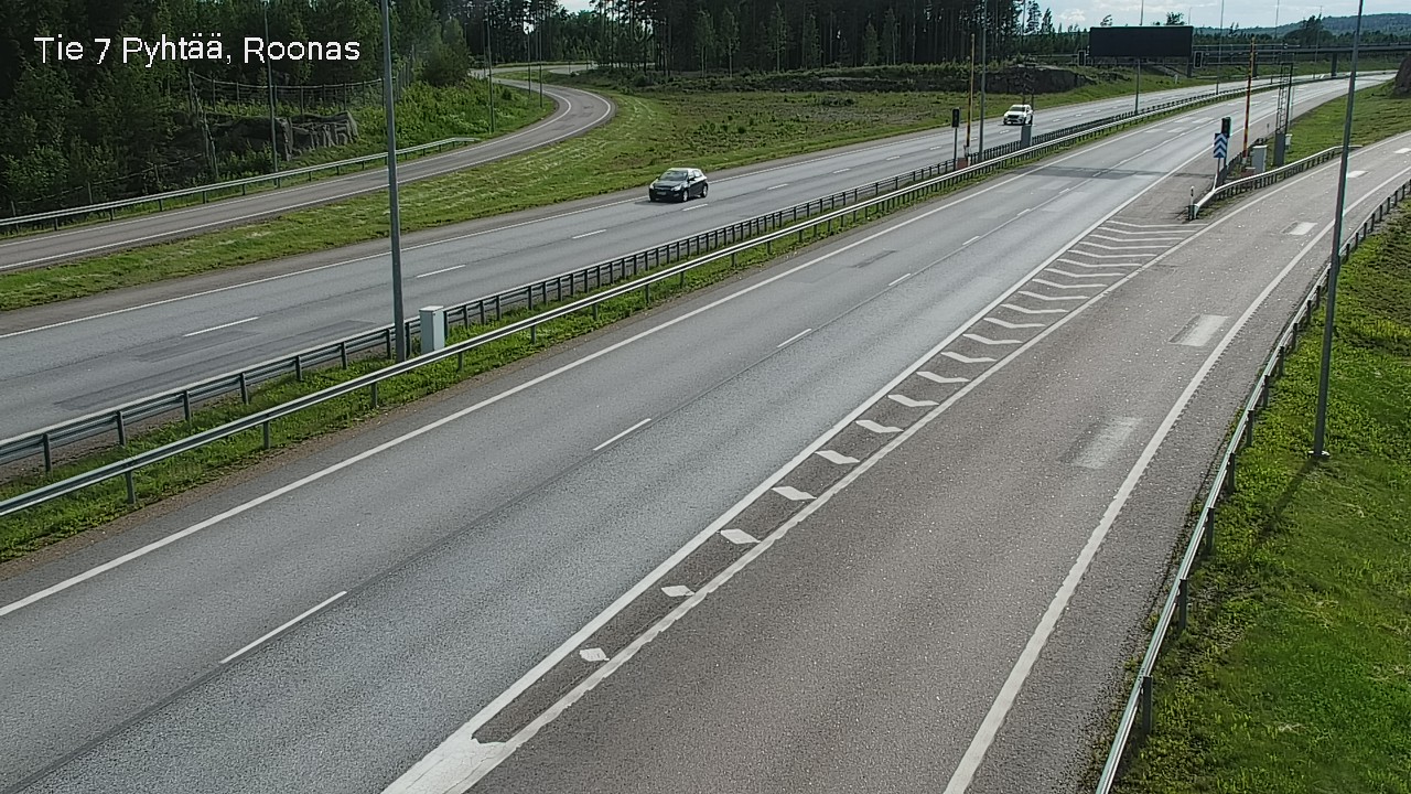 Weather Camera Image Väg 7 Pyttis, Rånäs, Pyhtää, Kymenlaakso