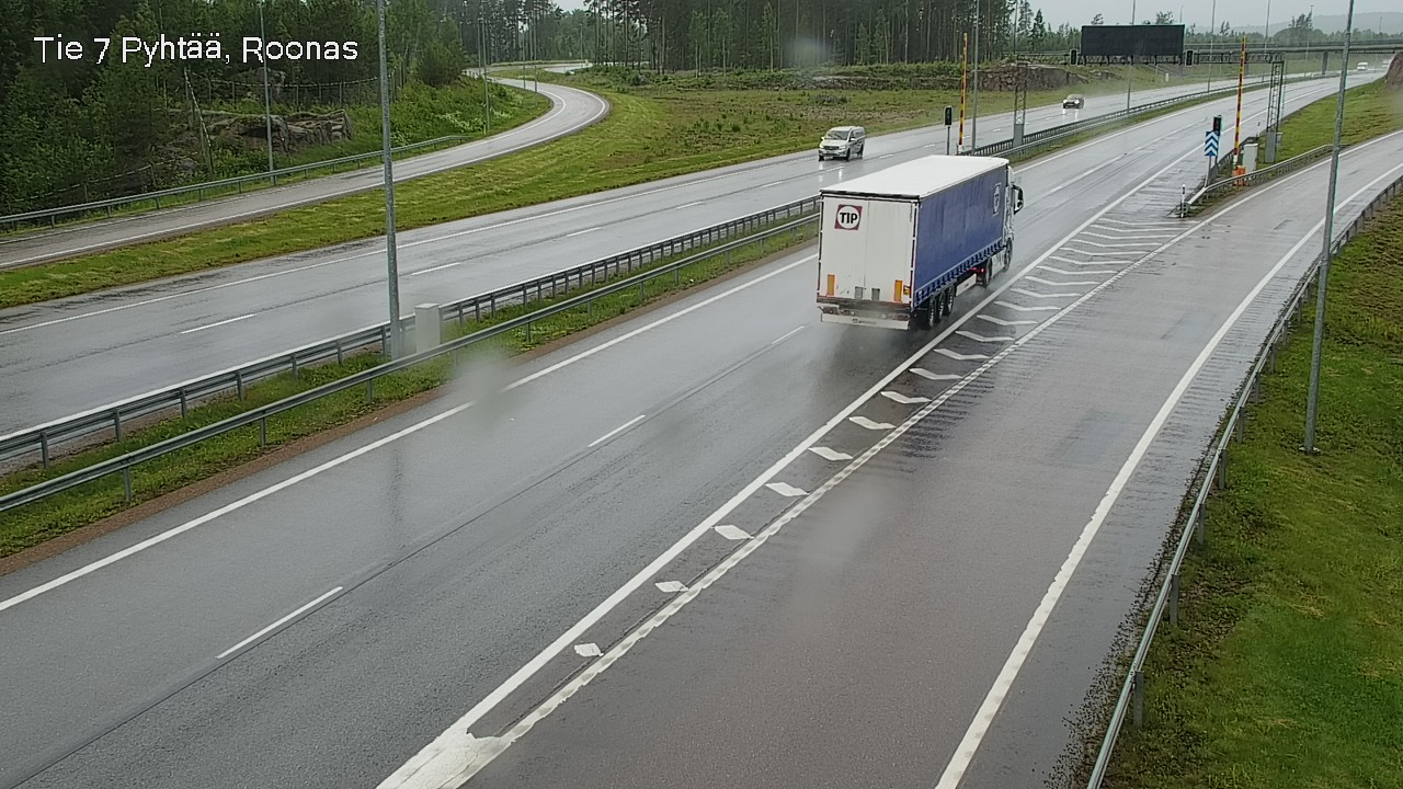 Weather Camera Image Väg 7 Pyttis, Rånäs, Pyhtää, Kymenlaakso