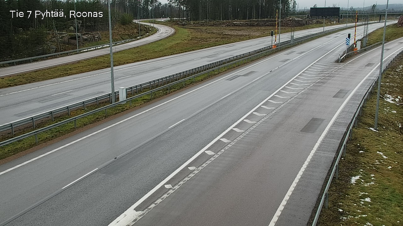 Weather Camera Image Väg 7 Pyttis, Rånäs, Pyhtää, Kymenlaakso