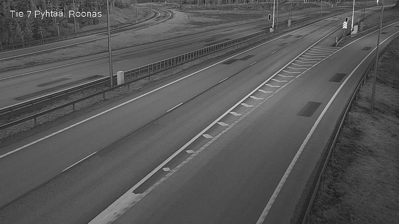 Weather Camera Image Väg 7 Pyttis, Rånäs, Pyhtää, Kymenlaakso