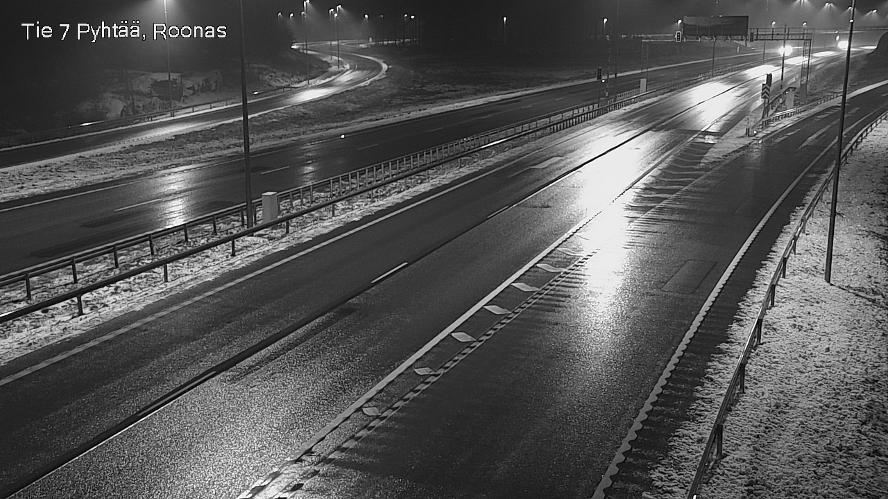 Weather Camera Image Väg 7 Pyttis, Rånäs, Pyhtää, Kymenlaakso