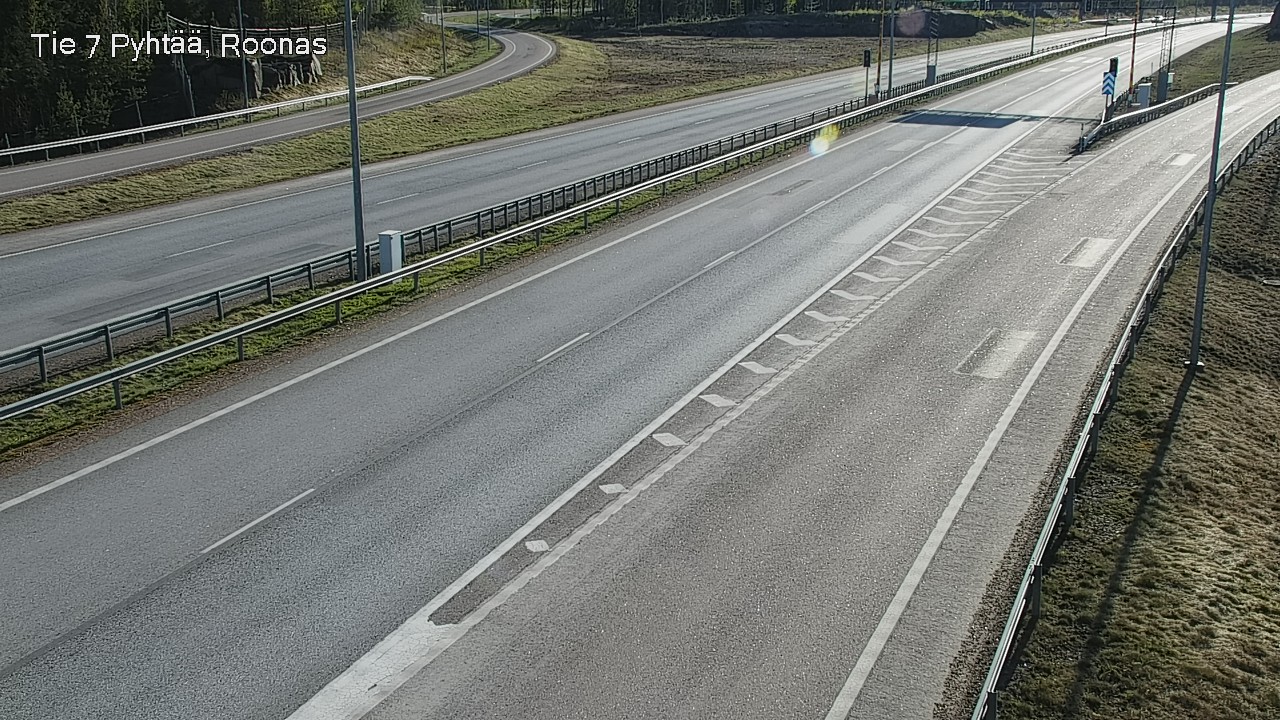Weather Camera Image Väg 7 Pyttis, Rånäs, Pyhtää, Kymenlaakso