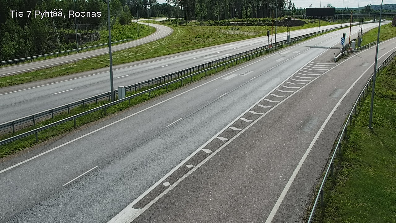 Weather Camera Image Väg 7 Pyttis, Rånäs, Pyhtää, Kymenlaakso
